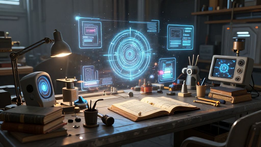 Рабочее пространство Водолея как отражение его многогранного ума