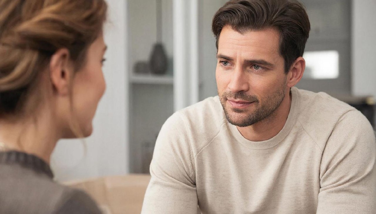 Задумчивый и влюбленный мужчина-Дева проявляет скрытые чувства.